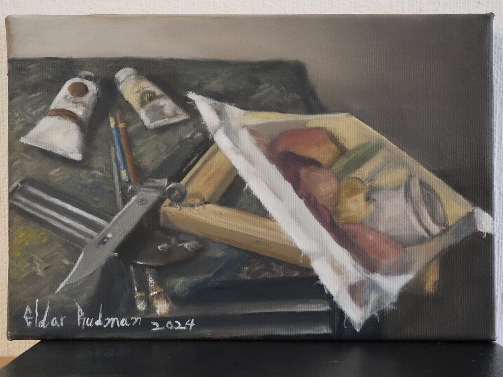 oil painting destroyed oil painting